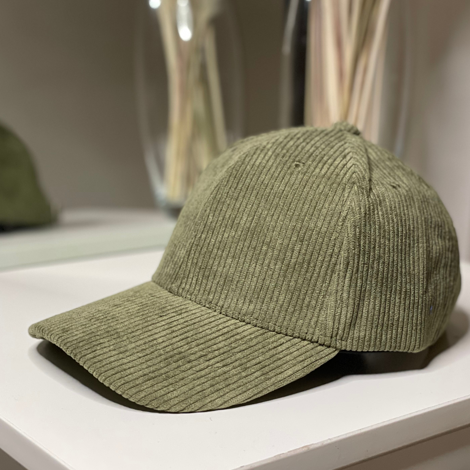 Olive suede hat shop